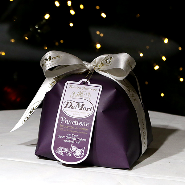 Panettone pyragas su juoduoju šokoladu ir figomis 500 g